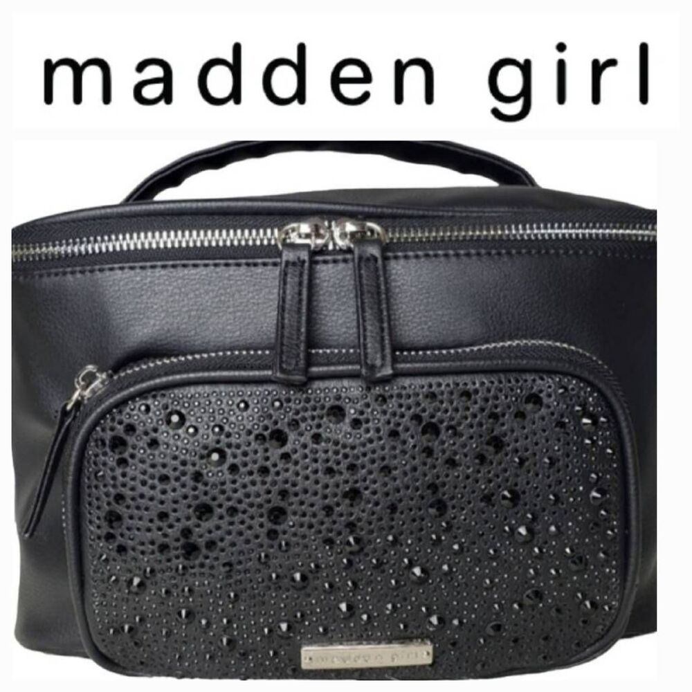 Madden Girl Rhinestone Large Cosmetic Vanity Case